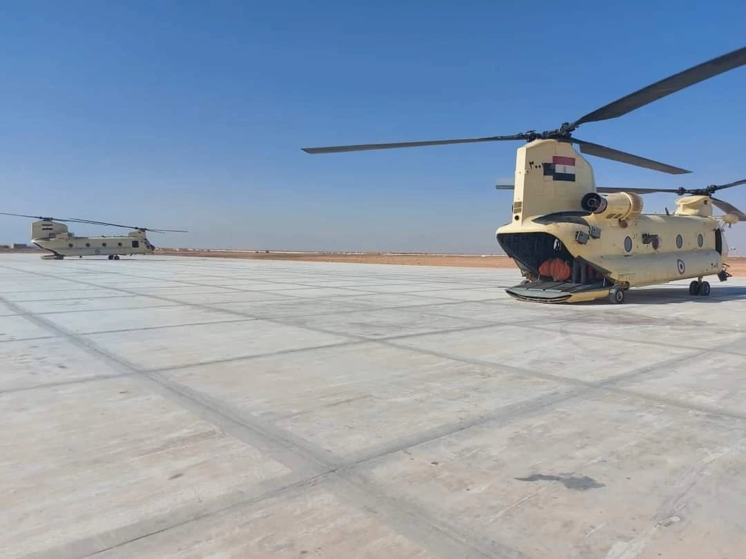 Τρία αιγυπτιακά Chinook έρχονται στην Ελλάδα για να βοηθήσουν στην κατάσβεση των πυρκαγιών